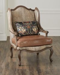 Bastian Leather Wingback Chair