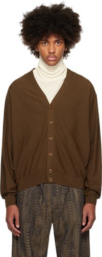 LEMAIRE Brown Relaxed Twisted Cardigan