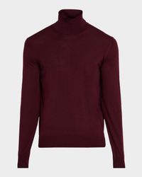Men's Slim Wool Turtleneck Sweater