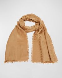 Jacquard Anagram Wool & Silk Stole