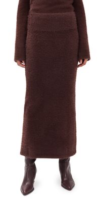 Seven Wonders Anneliese Knit Maxi Skirt Chocolate XS
