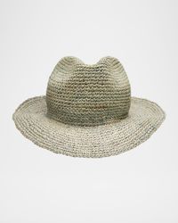 Men's Woven Textile Fedora Hat