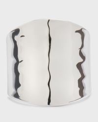 Adjustable Silver Hammered Ring