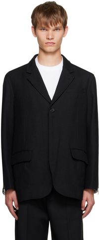 UNDERCOVER Black Zip Blazer