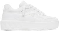 Valentino Garavani White One Stud XL Nappa Leather Sneakers