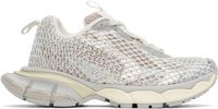 Balenciaga Beige 3XL Fishnet Sneakers