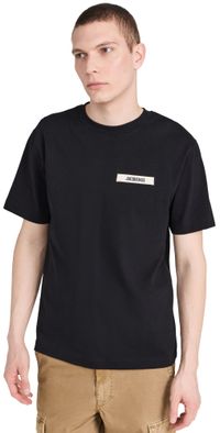 Jacquemus Le T-Shirt Grosgrain Black S