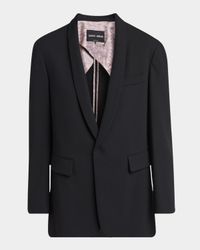 Stretch Wool Relaxed Blazer