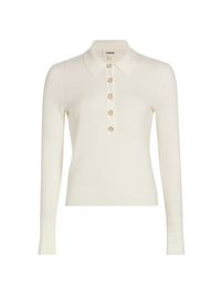 Women's Sterling Jeweled Button Sweater - Ivory Jewel - Size XXL