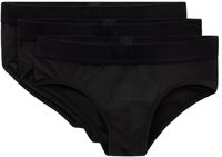 SKIMS Ensemble de trois slips noirs - SKIMS Cotton
