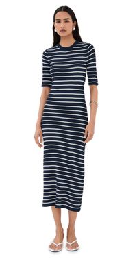 Altuzarra Kitty Dress Navy/ Ivory M