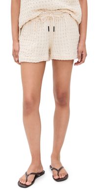 OAS Drizzle Waffle Shorts Ecru S