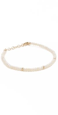 EF Collection 14k Pearl Birthstone Bead Bracelet 14k Yellow Gold One Size