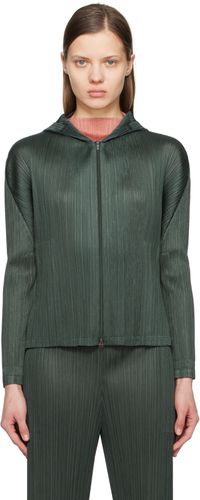PLEATS PLEASE ISSEY MIYAKE Gray Monthly Colors December Hoodie