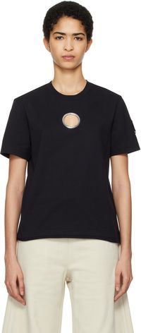 Moncler Genius Moncler x Willow Smith Black Grommet T-shirt