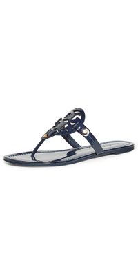 Tory Burch Miller Sandals Perfect Navy 6.5