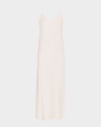 Long Silk Satin Nightgown