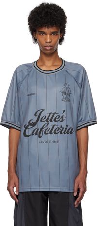 Han Kjøbenhavn T-shirt de soccer à manches courtes gris à logo