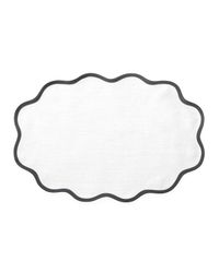 Casual Couture Scallop Placemats, Set of 4