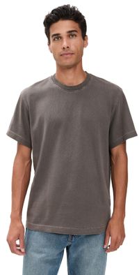 PAIGE Serano Boxy Tee Vintage Deep Chocolate M