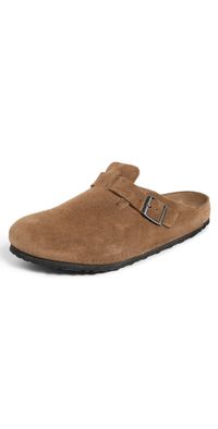 Birkenstock Boston Soft Footbed Clogs Dark Tea 44