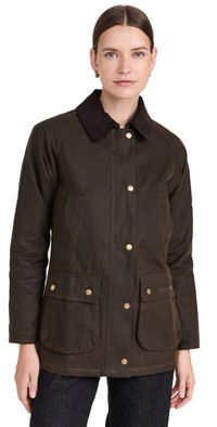Barbour Barbour Acorn Wax Barn Jacket Olive/Classic 2
