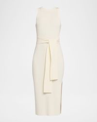 Piper Sleeveless Tie-Front Midi Dress