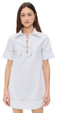 ALIGNE Iggy Denim Mini Dress White 0