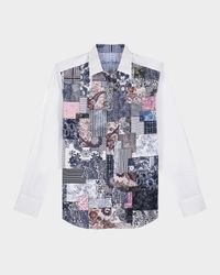 Men's Madeira Patchwork Sport Shirt