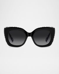 kalie square acetate sunglasses