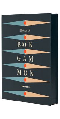 Printworks The Art of Backgammon Anthracite One Size
