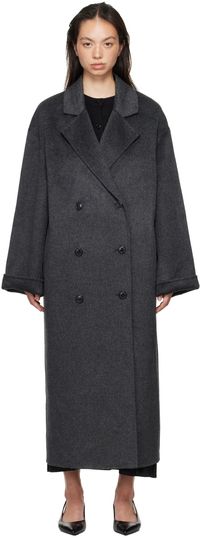 Loulou Studio Gray Borneo Coat