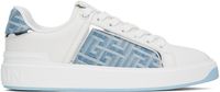 Balmain White B-Court Sneakers