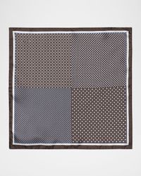 Men's Four-Sided Silk Pocket Square