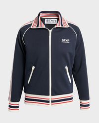 Star Zip-Front Raglan Track Jacket