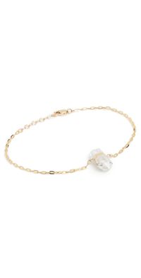 JIA JIA Crystal Quartz Gold Chain Bracelet Yellow Gold One Size