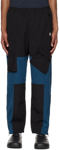 Billionaire Boys Club Black Paneled Shell Cargo Pants