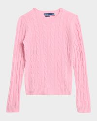 Cable-Knit Crewneck Sweater