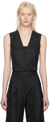 by Malene Birger Black Bettas Waistcoat