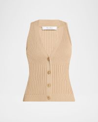 Bimba Ribbed Knit Vest
