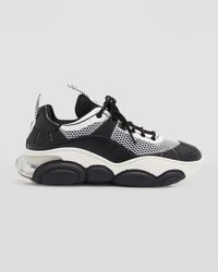 Men's Teddy Bubble Mesh Fashion Sneakers