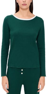 Cozyland by Morgan Lane Ellie Tee Evergreen Pointelle L