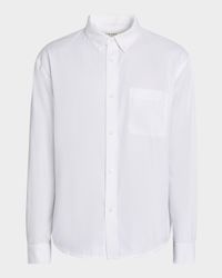Men's Button-Collar Cotton Oxford Sport Shirt