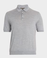 Men's Sottile Short-Sleeve Polo Sweater