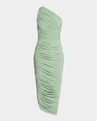 Diana Asymmetric Ruched Gown