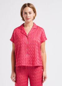La Nouvelle - Chemise ample à manches courtes - Taille 3/T4 - Rose