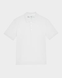 Men's Elias Jacquard Knit Polo Shirt