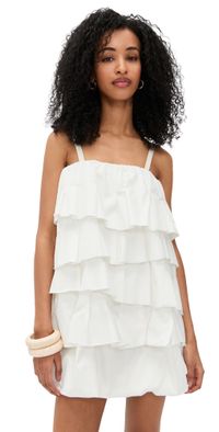 Lee Mathews Annie Mini Dress Natural 2