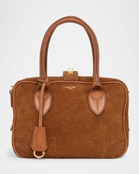 Vita Furry Suede Shoulder Bag