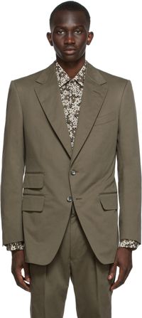 TOM FORD Green Atticus Blazer